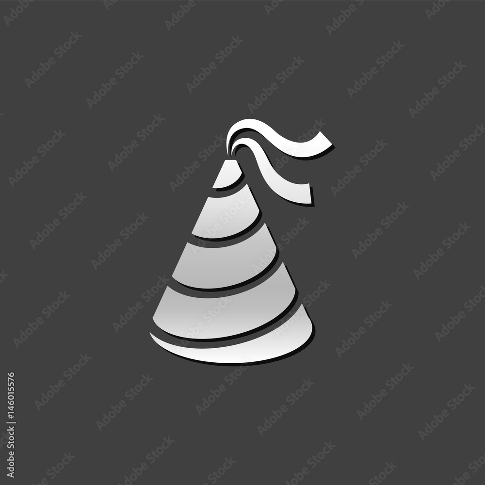 Metallic Icon - Birthday hat