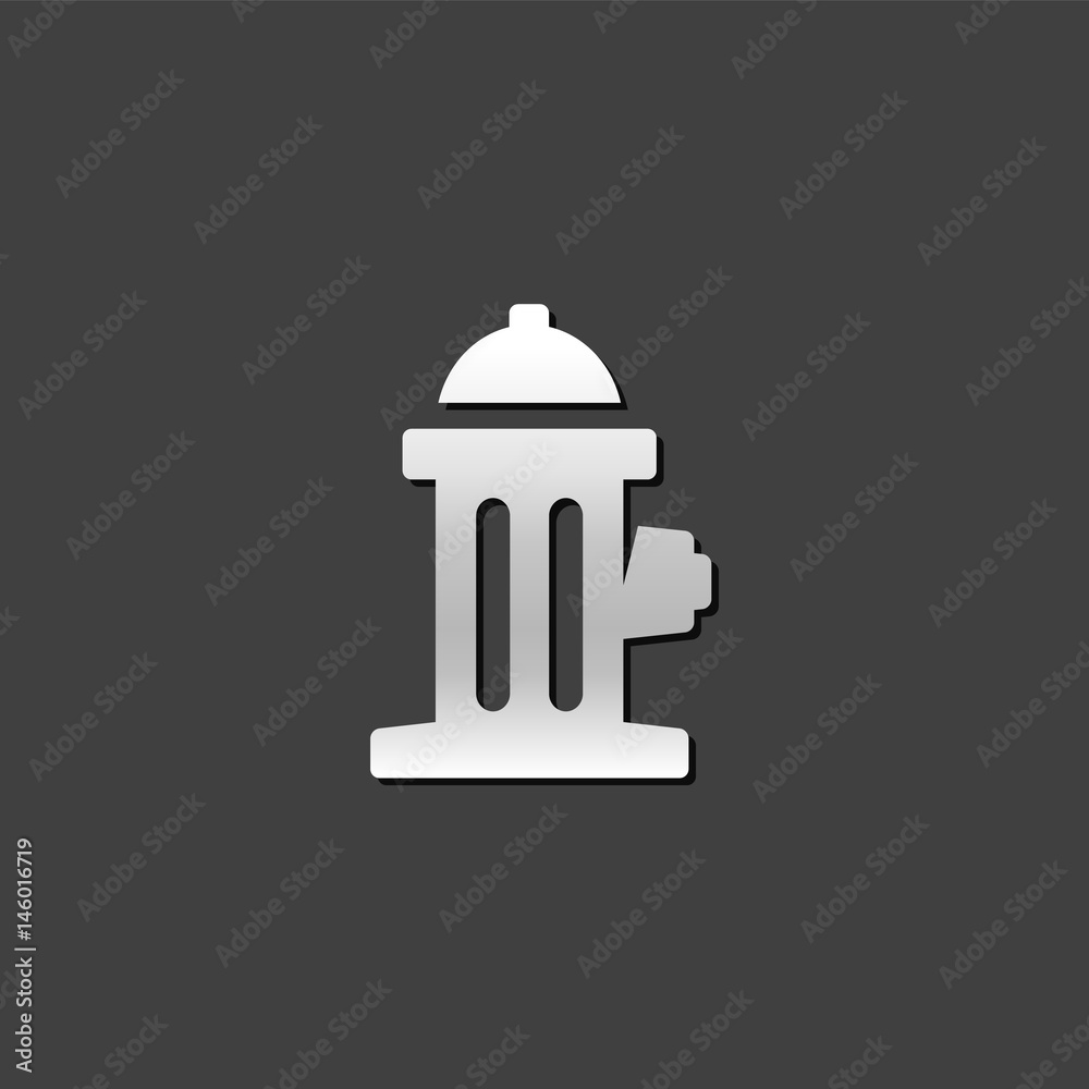 Metallic Icon - Hydrant Metallic Icon - Hydrant