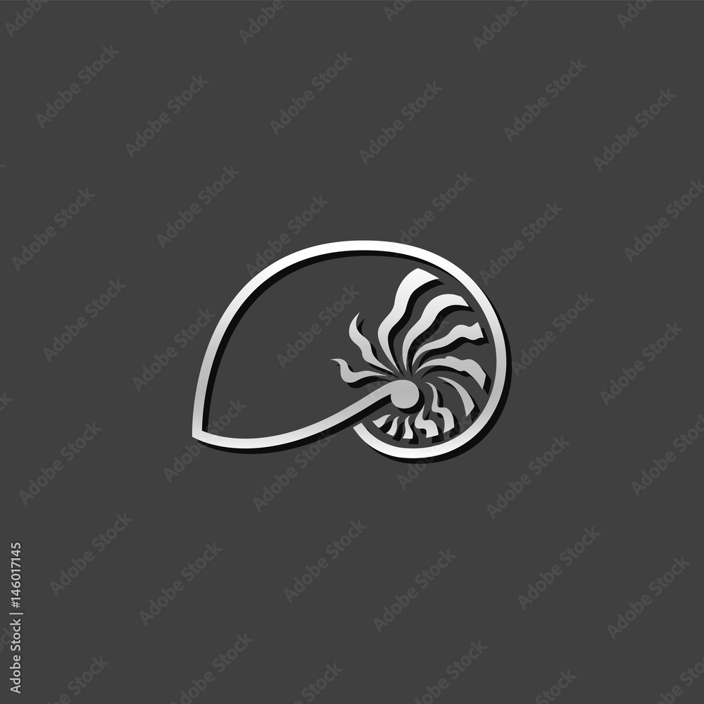 Metallic Icon - Nautilus