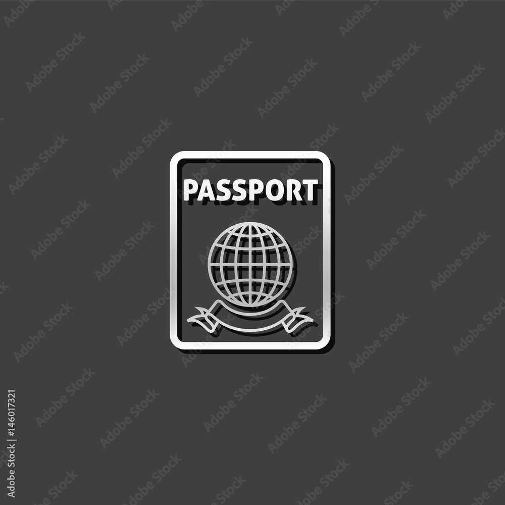 Metallic Icon - Passport Metallic Icon - Passport