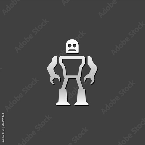 Metallic Icon - Toy robot