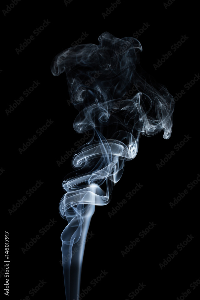 smoke on black background smoke on black background