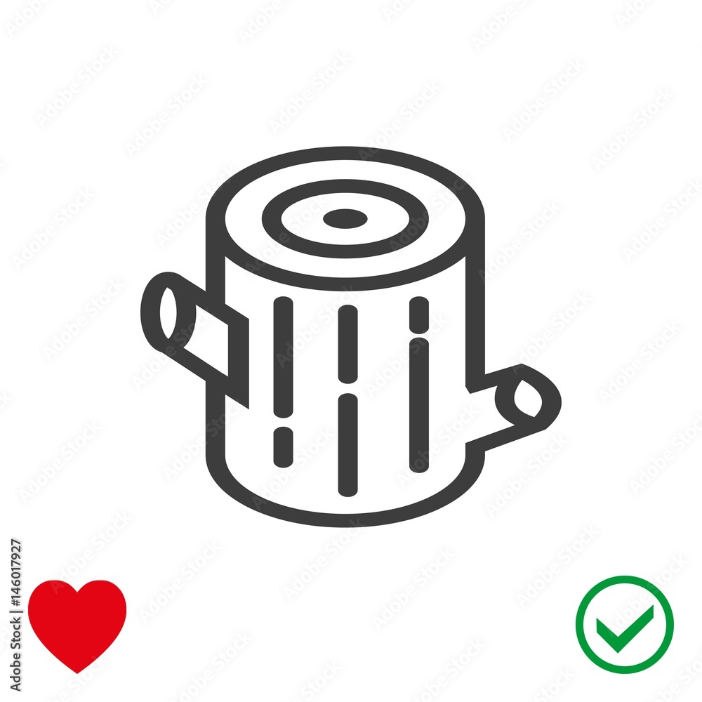stump icon stock vector illustration flat design stump icon stock vector illustration flat design