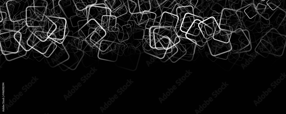 Obraz premium Fantastic abstract square panorama background design illustration