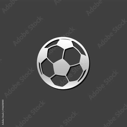 Metallic Icon - Soccer ball