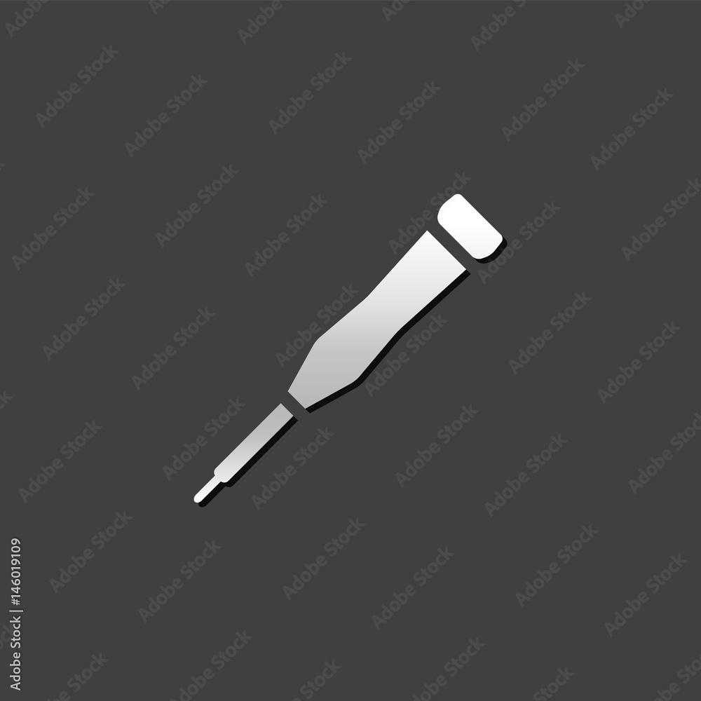 Metallic Icon - Screwdriver Metallic Icon - Screwdriver
