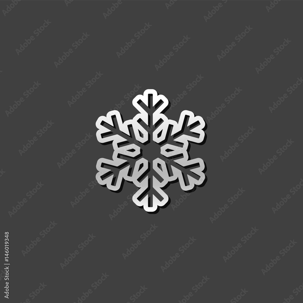 Metallic Icon - Snowflake Metallic Icon - Snowflake