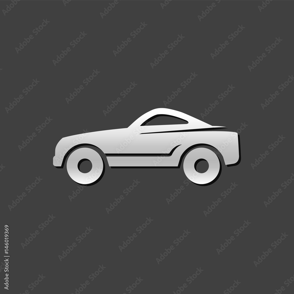 Metallic Icon - Sport car