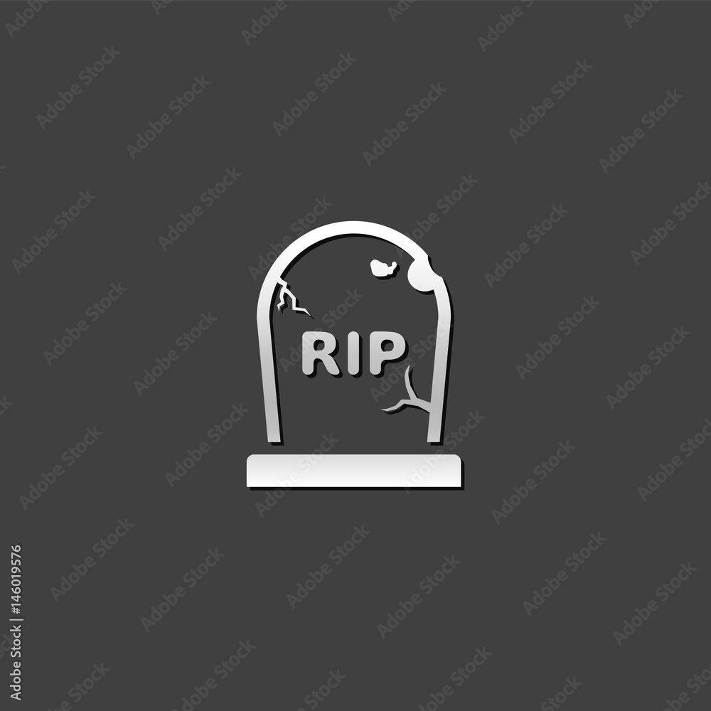 Metallic Icon - Tomb stone
