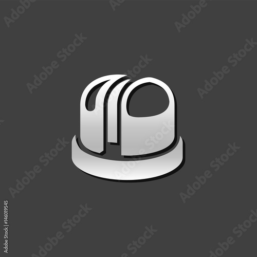 Metallic Icon - Earth telescope