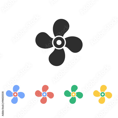 Fan - vector icon.