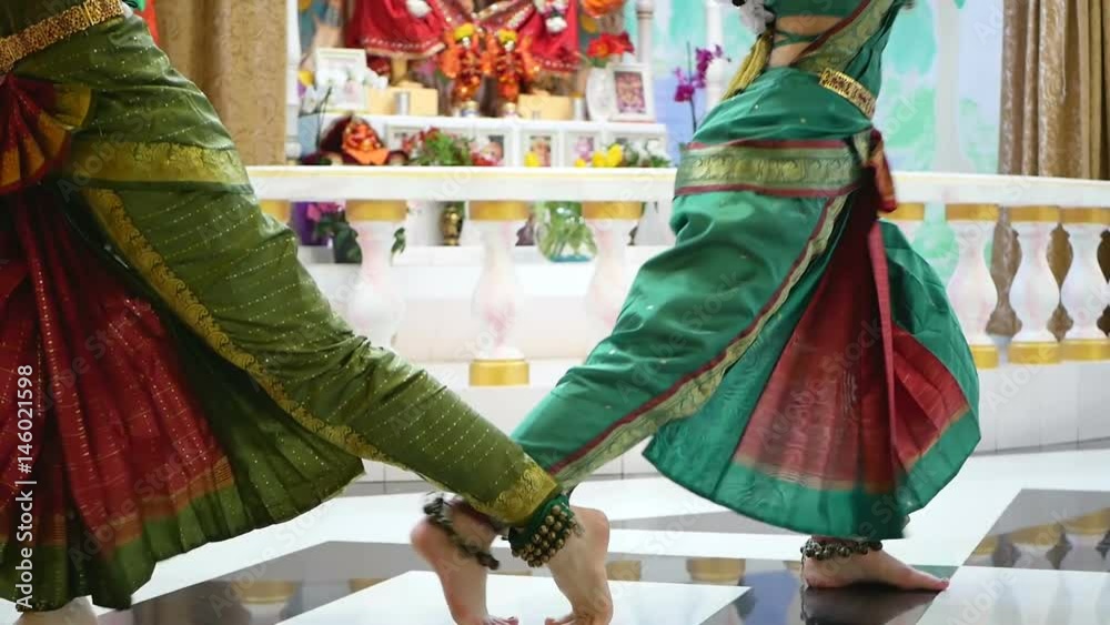 Indian Traditional bharatanatyam dance