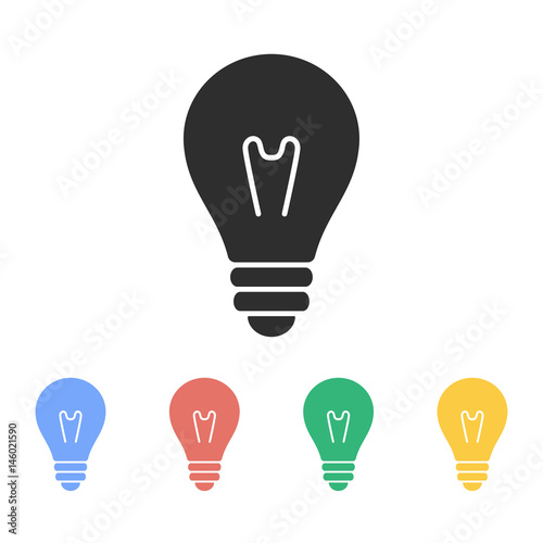 Lamp - vector icon.