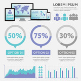 Business infographic concept - vector set of infographic element