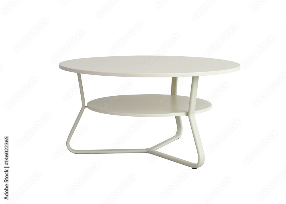Metal round table desk