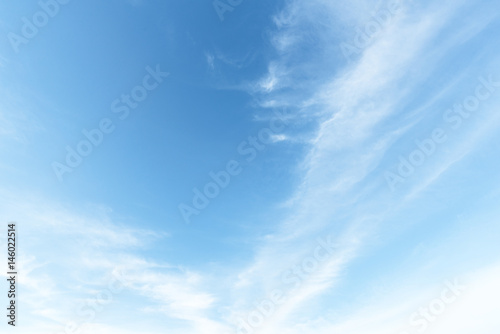 Fototapeta Naklejka Na Ścianę i Meble -  clear blue sky with cloud background