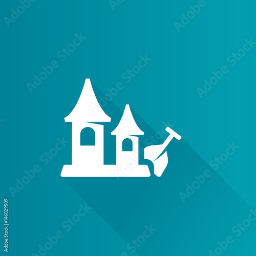 Metro Icon - Sand castle