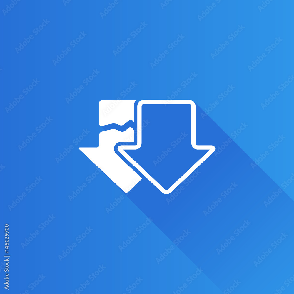 Metro Icon - Download arrow Metro Icon - Download arrow