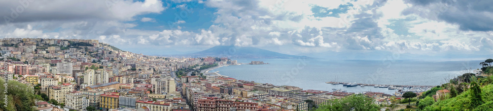 Naples gulf with Vesuvio panorama