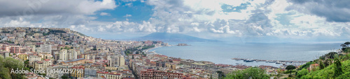 Naples gulf with Vesuvio panorama