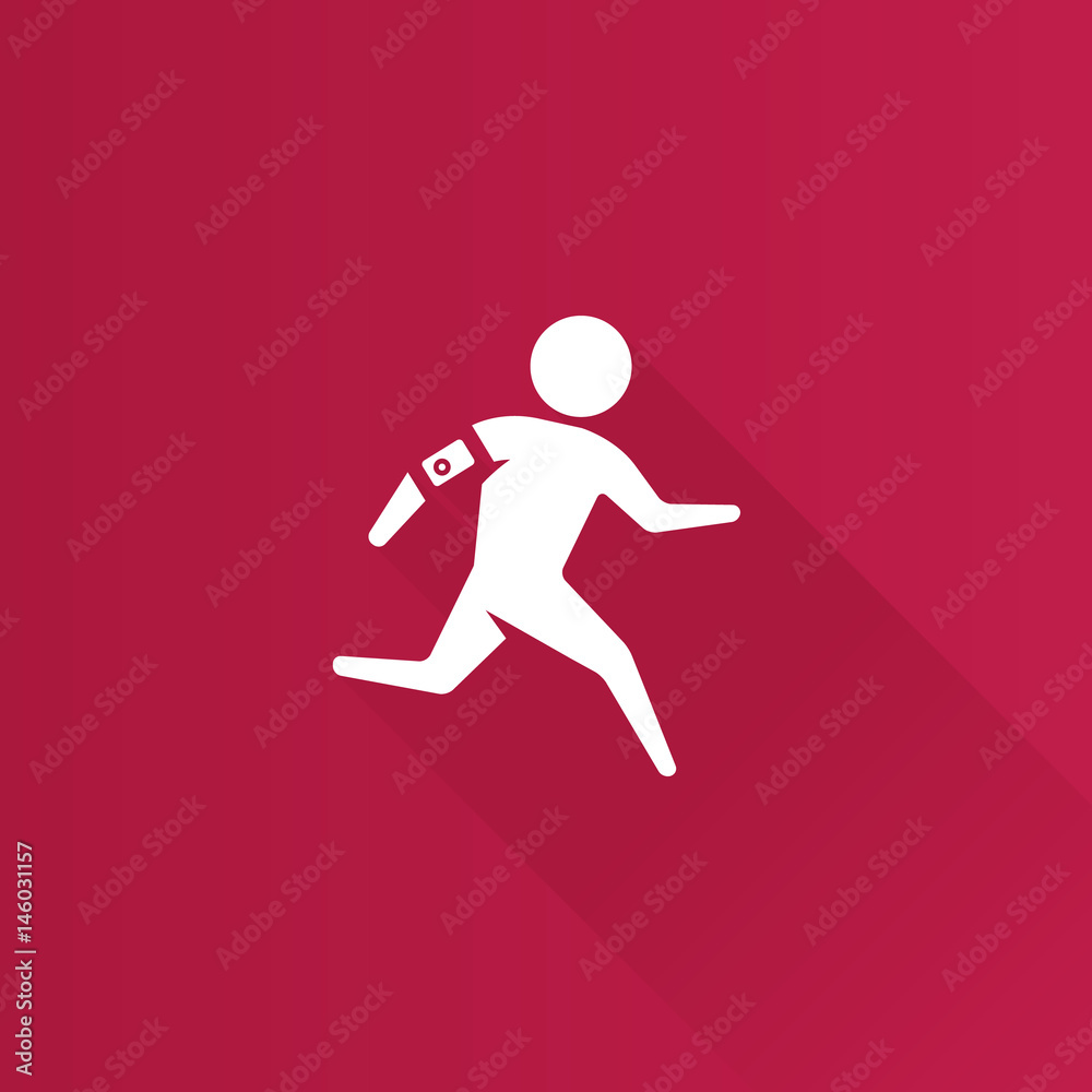 Metro Icon - Running athlete