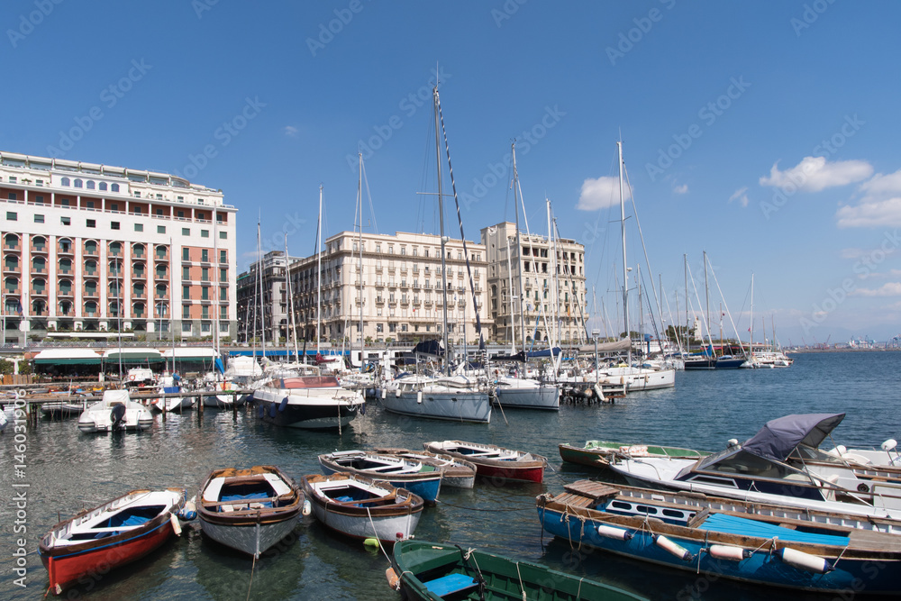 Italy, Naples, Mergellina port