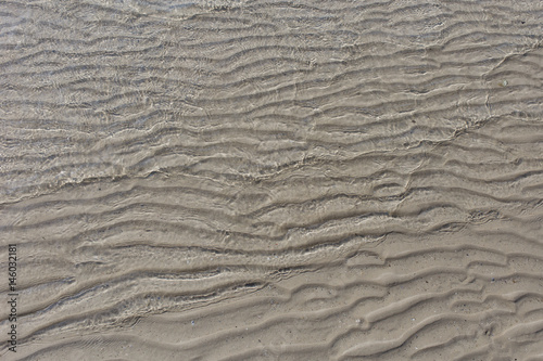 Pattern in sand sculptured wind