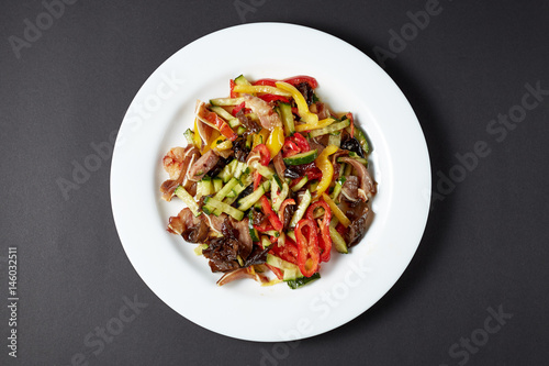 Salad Pig Ears. Asian food. Asian cuisine.