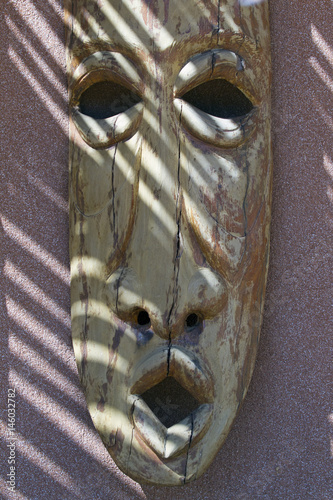  hand carved African trbal mask