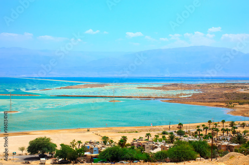 Kibbutz on the bank of the Dead Sea