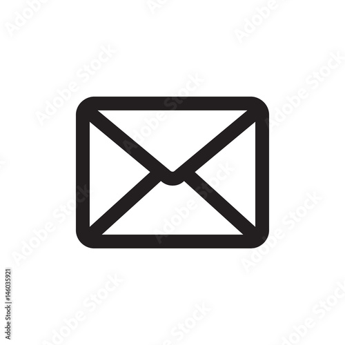 messages icon. flat design