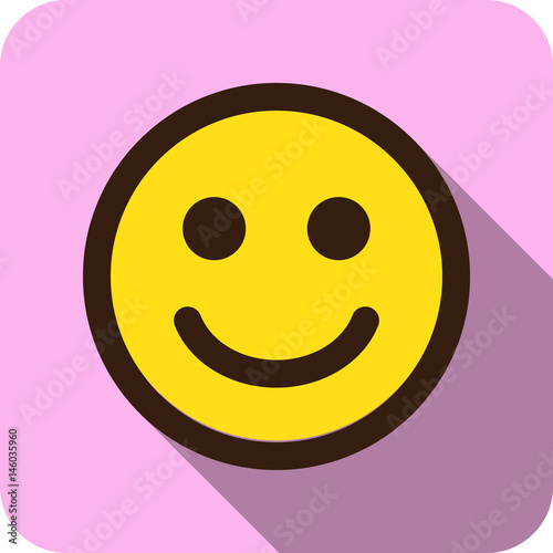 Smiley. Vector happy face