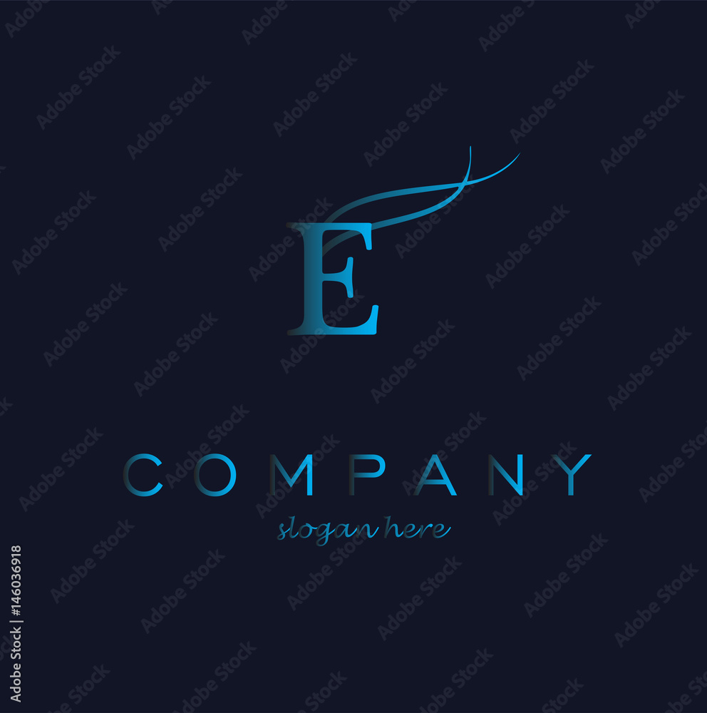 e Letter Logo Design.Sign.Symbol.Typography e Letter Logo Design.Sign.Symbol.Typography