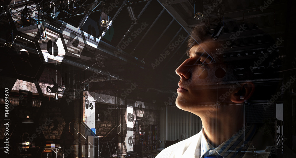 Portrait of handsome doctor Portrait of handsome doctor