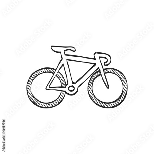 Sketch icon - Track bicycle