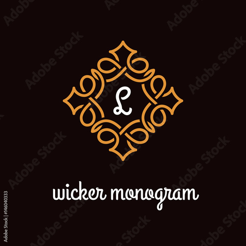 Wicker monogram