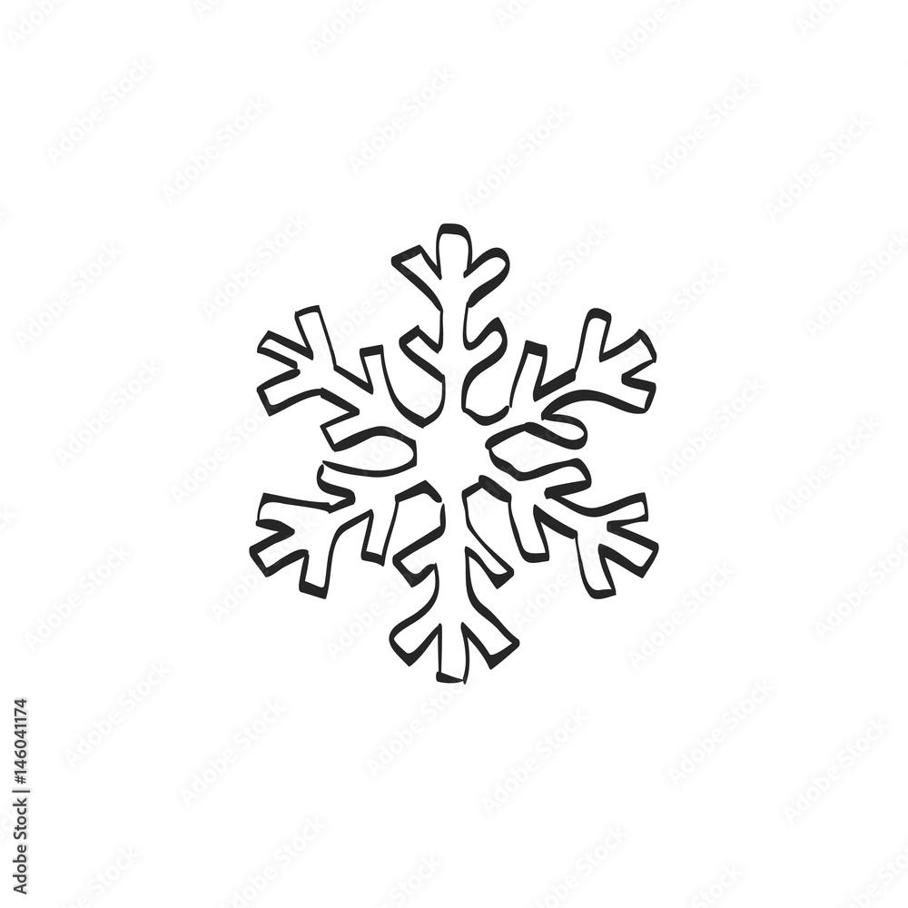 Sketch icon - Snowflake