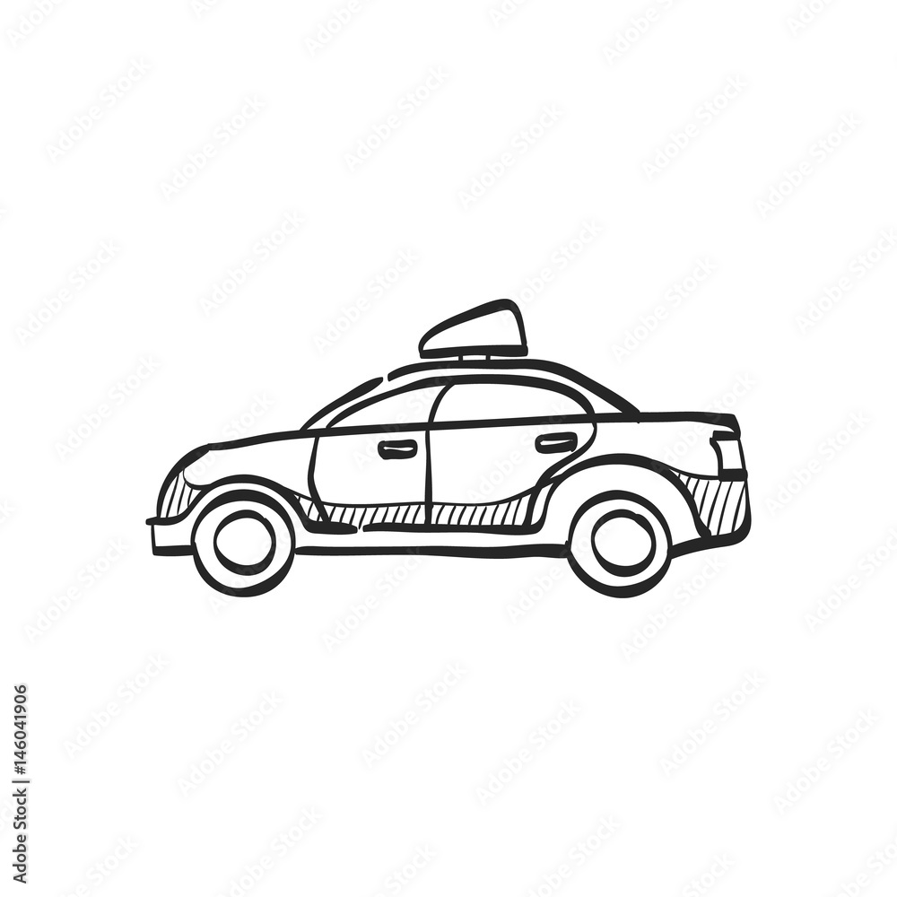Sketch icon - Safety car
