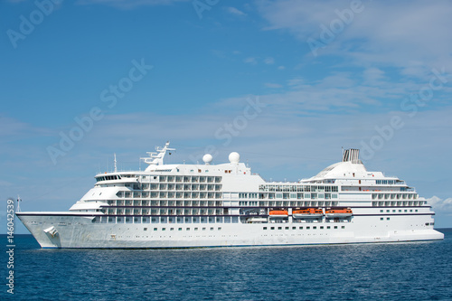 Big luxury cruise ship or liner