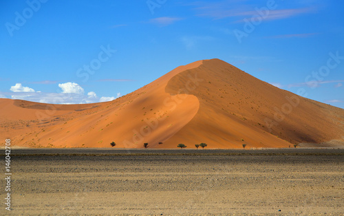 Namib desert in Sossusvlei region Namibia March