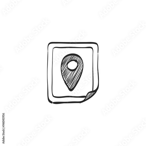Sketch icon - Map