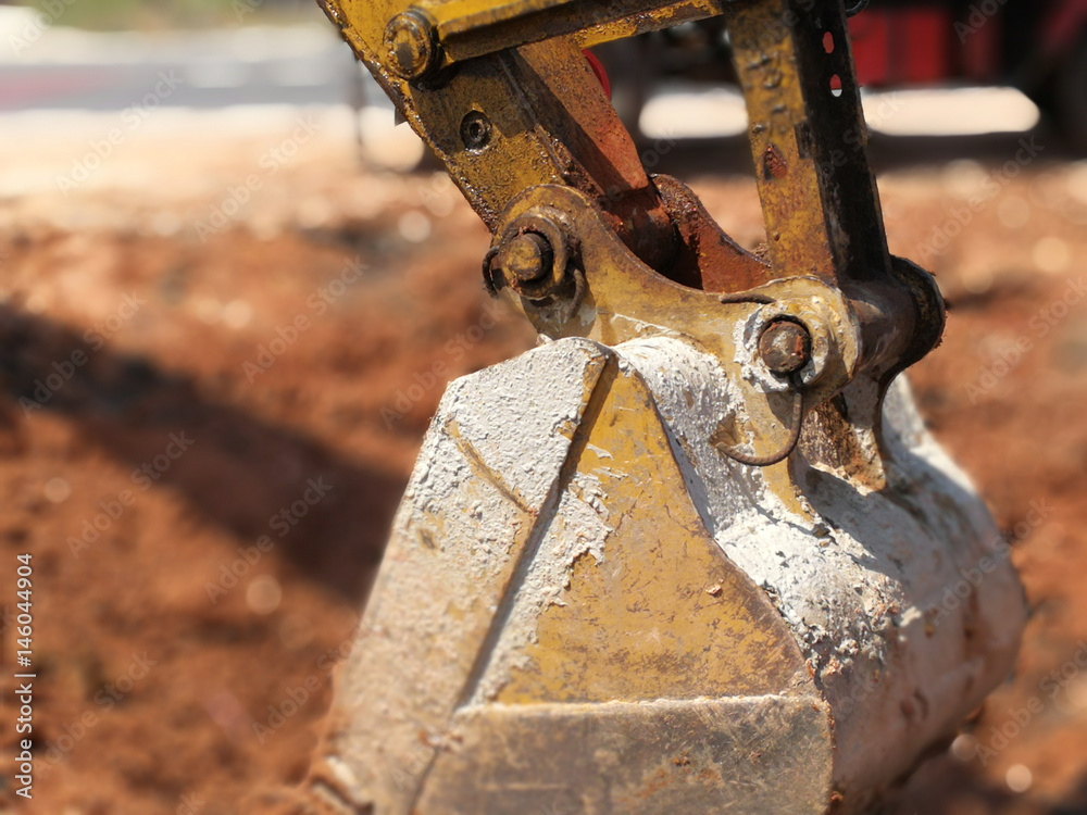 Loaders are working in the highway Loaders are working in the highway