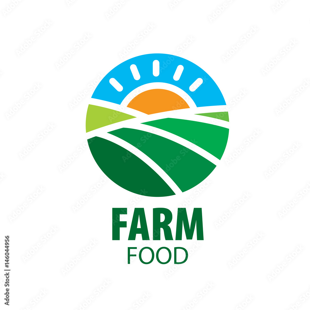Fototapeta premium logo farm food