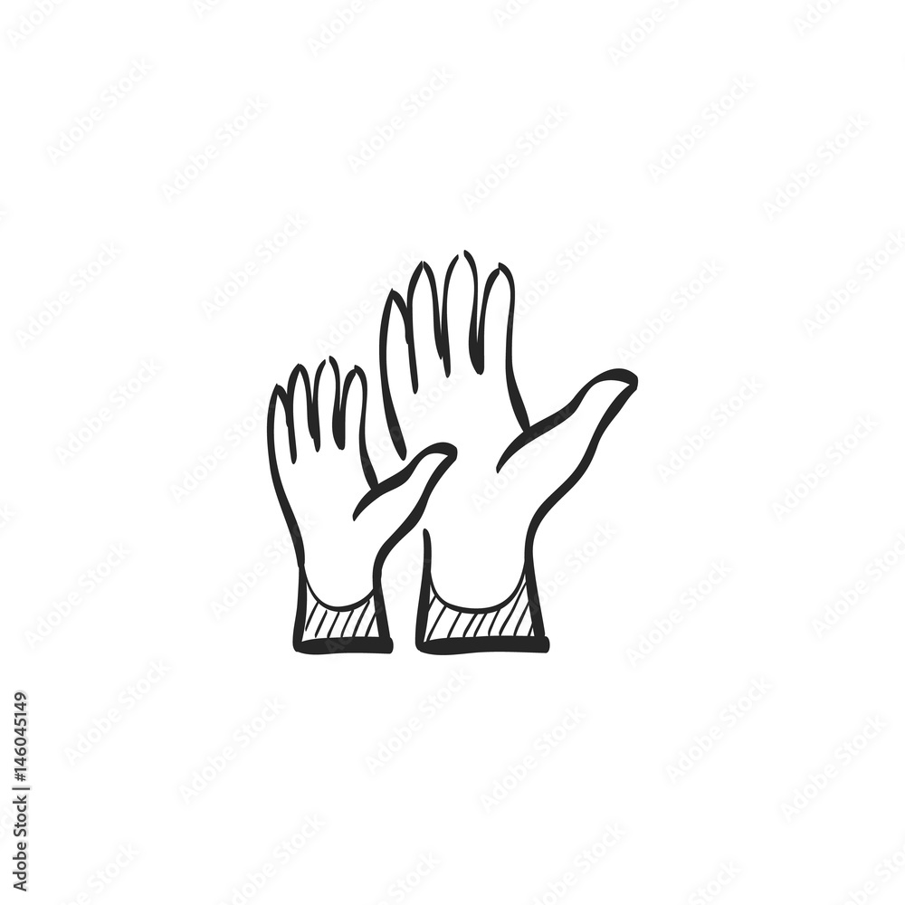 Sketch icon - Hands Sketch icon - Hands