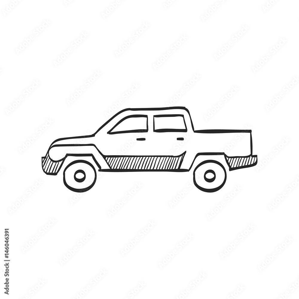Sketch icon - Truck small