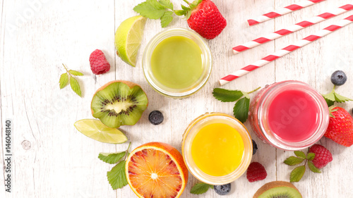 fruit smoothie or juice