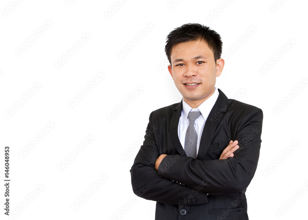 Portrait of a young business man Portrait of a young business man