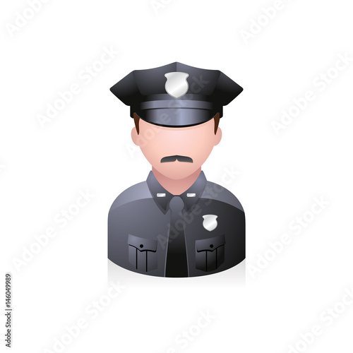 People Avatar Icons - Police officer