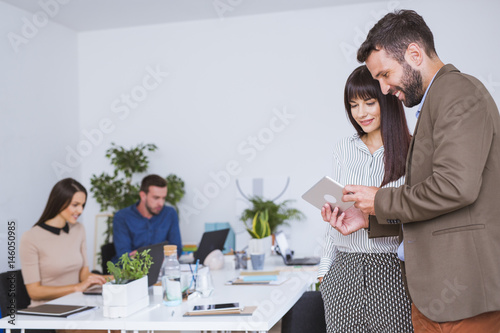 Businesspeople Working in Office