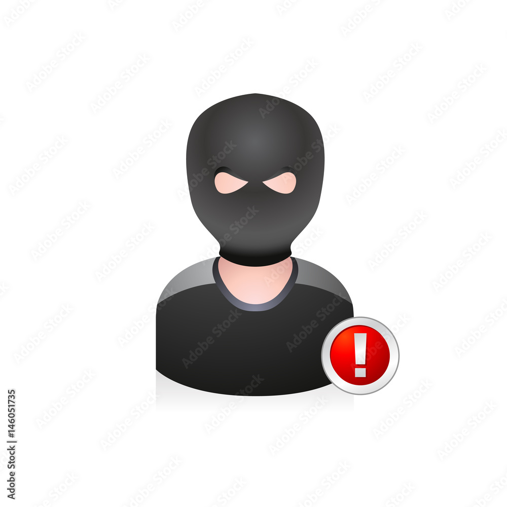 People Avatar Icons - Burglar